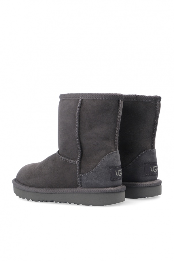 ugg logo-tape Kids ‘T-Classic’ suede snow boots
