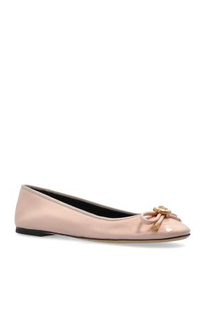 Versace Bailarinas de cuero