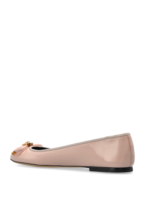 Versace Bailarinas de cuero