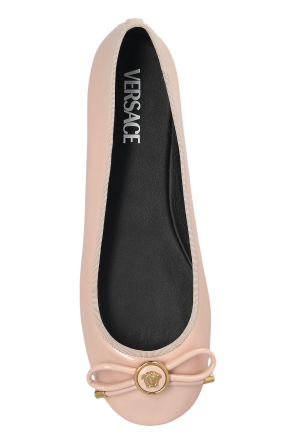 Versace Bailarinas de cuero
