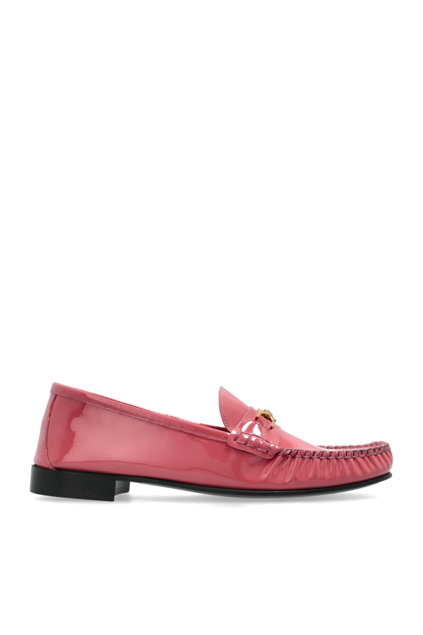 Leather shoes type loafers od Versace