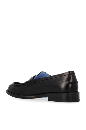 Versace Lederne Schuhe im Loafers-Stil