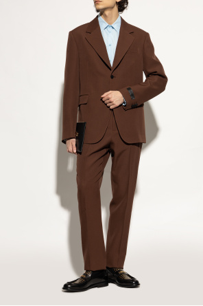 Versace Zapatos de cuero tipo loafers