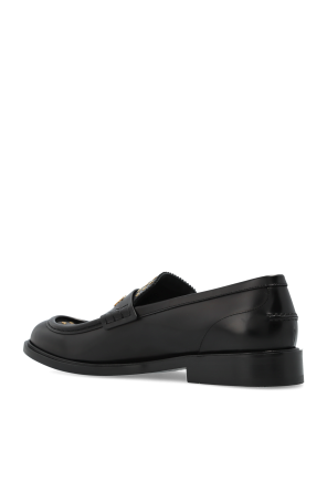 Versace Zapatos de cuero tipo loafers