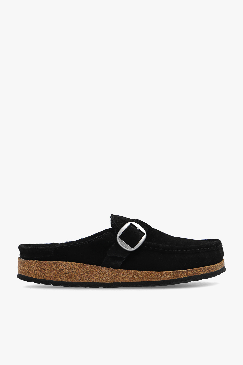 Birkenstock ‘Buckley’ suede slides