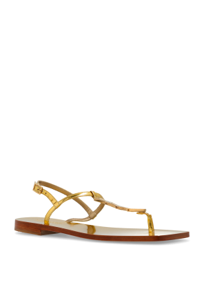 Versace Sandalias con apliques de logotipo