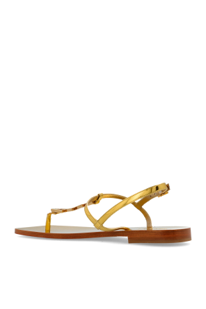 Versace Sandalias con apliques de logotipo