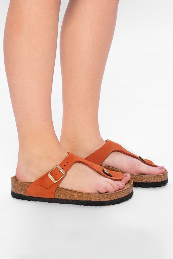 Brown 'Gizeh BS' slides Birkenstock - Vitkac GB