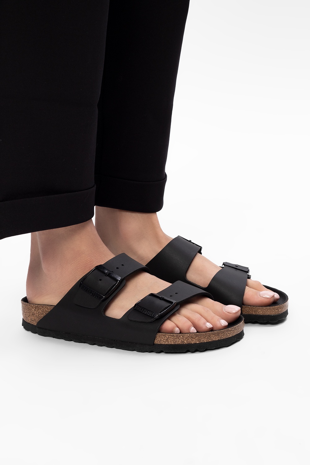 7 Ladies Arizona Beth Black Geo Sandals Sizes 6 7.5 8.5 