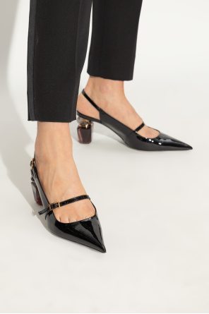 High heel shoes od Versace