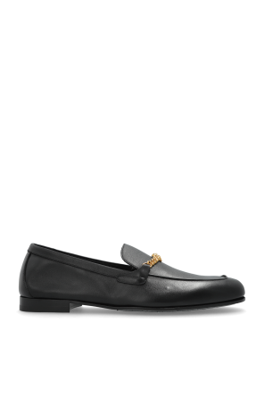 Leather shoes type `loafers`