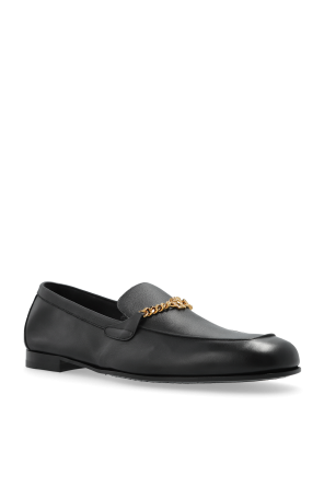 Versace Skórzane buty typu `loafers`