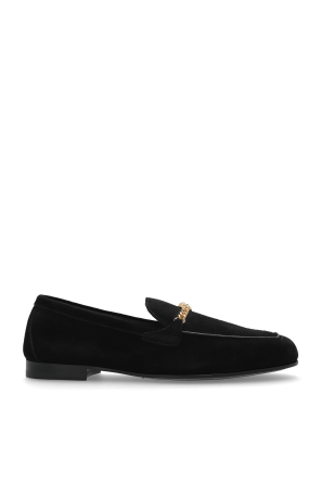 Zamszowe buty typu `loafers`
