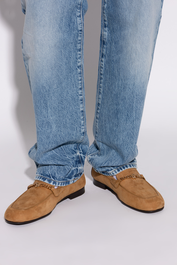 Versace Mocasines de ante tipo ‘Loafers’