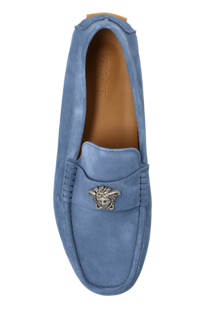 Versace Zamszowe mokasyny