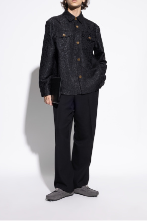 Versace Mocasines de ante