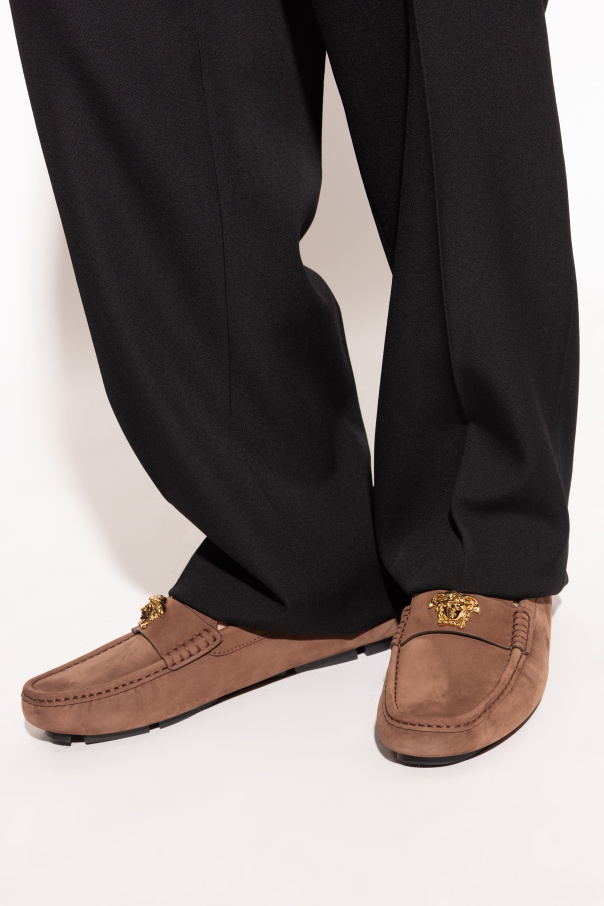 Versace Suede loafers