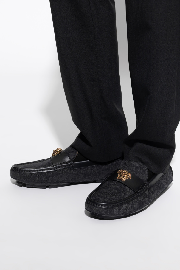 Versace Loafers with 'barocco' pattern