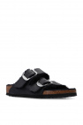 Birkenstock ‘Arizona Big Buckle Shearling’ slides