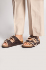 Birkenstock ‘Arizona Big Buckle Shearling’ slides