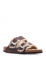 Birkenstock ‘Arizona Big Buckle Shearling’ slides