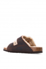 Birkenstock ‘Arizona Big Buckle Shearling’ slides