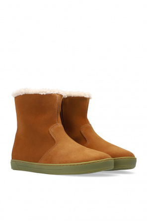 ‘lille’ suede snow boots od Birkenstock Kids