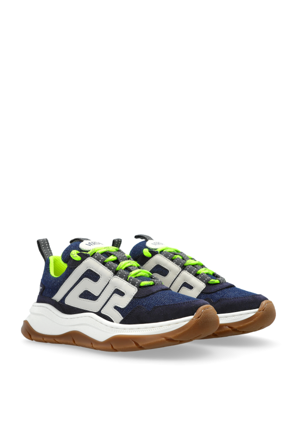 Versace Kids Buty sportowe z logo