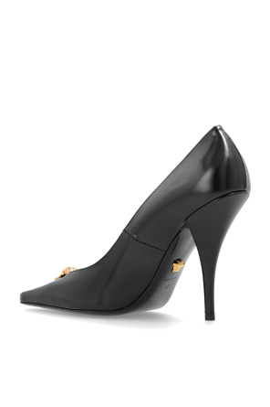 Versace Leather heeled shoes