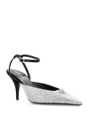 Versace Heeled shoes with shimmering sequins