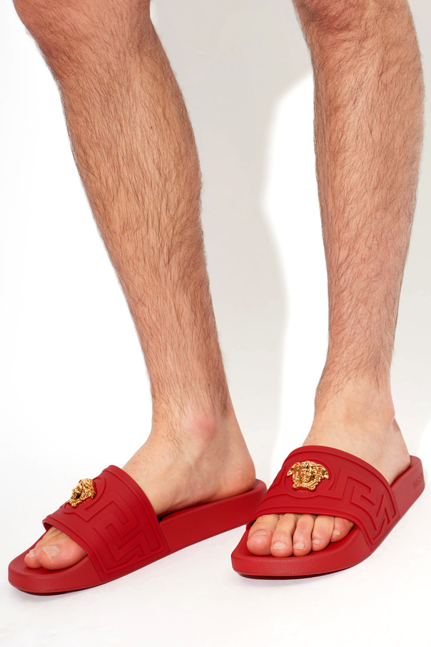 Versace Gummisandalen mit Medusenkopf
