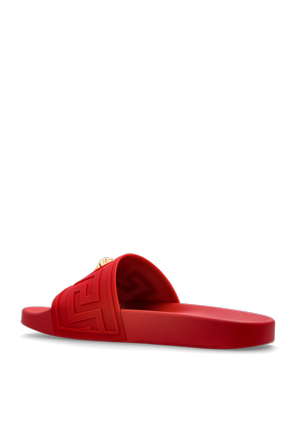 Versace Gummisandalen mit Medusenkopf