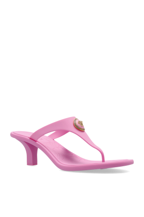 Versace Heeled flip-flops