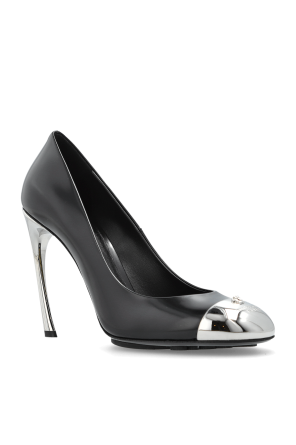 Versace Leather heeled shoes