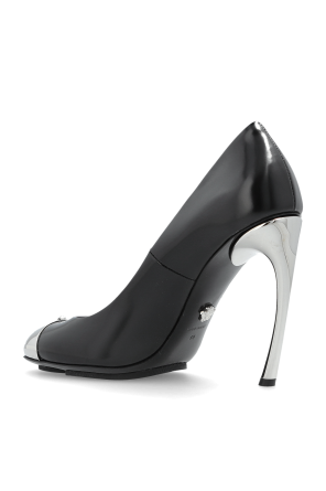 Versace Leather heeled shoes