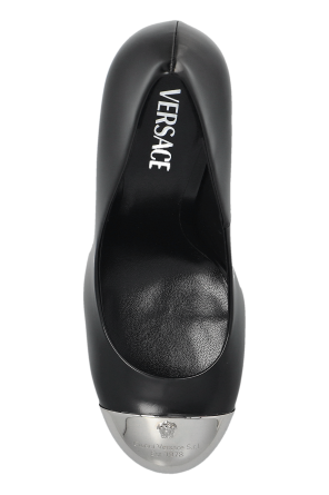 Versace Leather heeled shoes