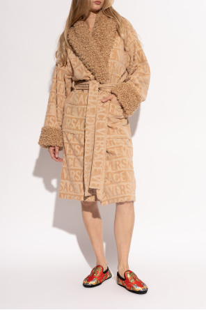 Versace Home Shoes with print