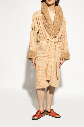 Versace Home Shoes with print