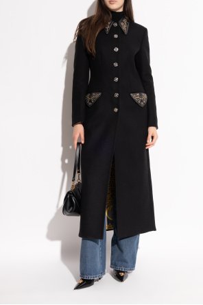 Versace Leather ankle boots with heels