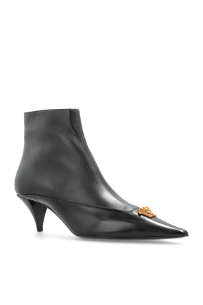 Versace Leather ankle boots with heels