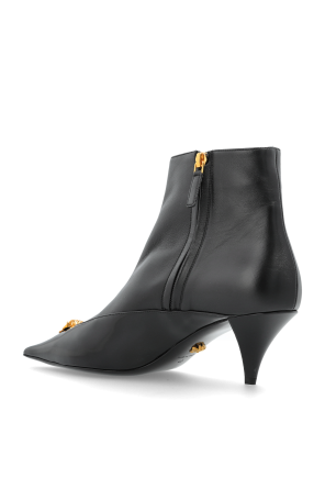 Versace Leather ankle boots with heels