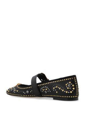 Versace Bailarinas con apliques