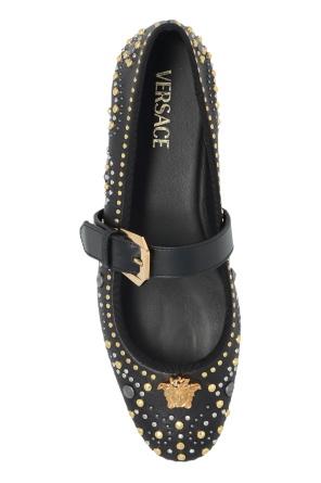 Versace Bailarinas con apliques