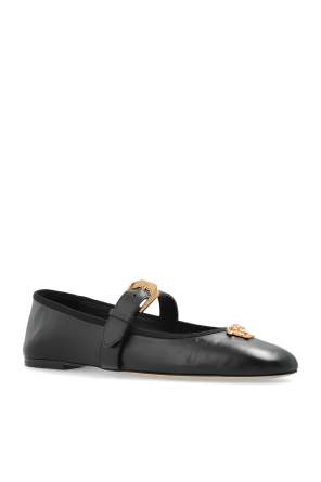 Versace Leather ballerinas