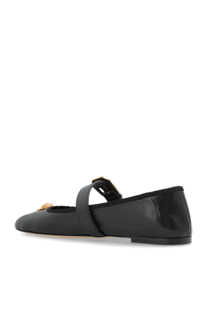 Versace Leather ballerinas