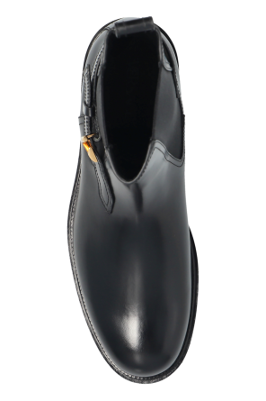 Versace Leather Chelsea boots