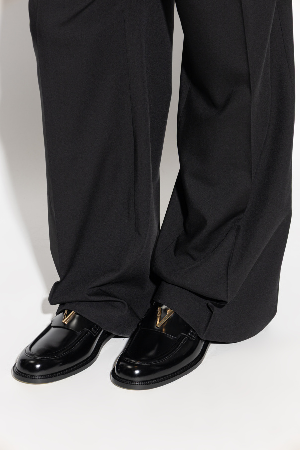 Versace Leather "loafers" shoes
