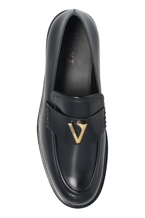 Versace Leather "loafers" shoes
