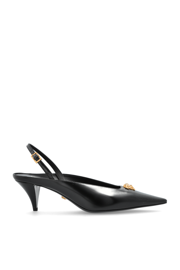 Heeled shoes `La Medusa` od Versace