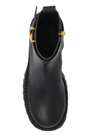 Versace Lederstiefeletten